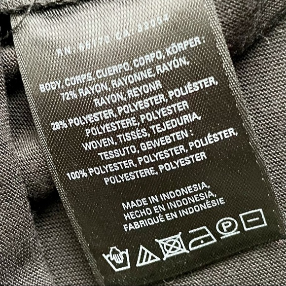 NWT Anthropologie Akemi +Kin Black Sleeveless Dress Sz XS High Side Slits Cutout - Picture 7 of 13